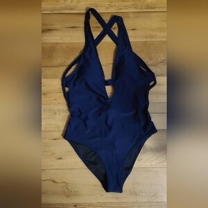 Navy cupshe one piece